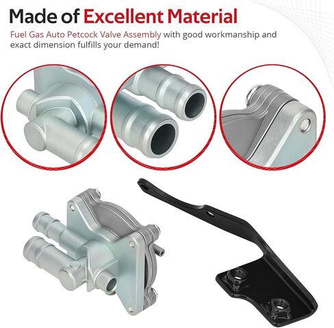 JAVIK Fuel Gas Auto Petcock Valve Assembly For Honda Magna 750 VF750C/C2/CD 1994-2003 O.E.M# 16970-MZ5-003 in Kuwait