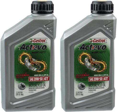 كاسترول 06139 Actevo X-Tra 4T مزيج صناعي - 20W50-1qt. in Saudi Arabia