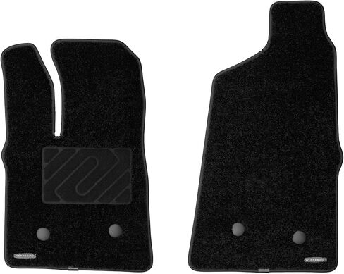 WENNEBIRD Superior Carpet Front Row Floor Mats for 2015-2026 Ford Transit (Excludes Transit Connect & 350HD), 0.6-Inch Ultra-Thick, Noise-Reducing, All-Weather Waterproof Anti-Slip – 2-Pc Set (Black) in Kuwait