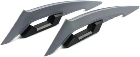 1 Pair Motorcycle Aero Wings Universal Front Rear Spoiler Kit for 250SR Ninja 400 R3 GSXR Carbon Fiber Style Airflow Stabilizer(Burst) in Saudi Arabia