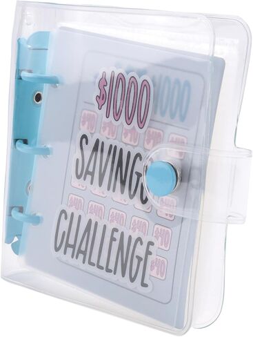 1000 Savings Challenge Binder, Money Saving Binder, Savings Challenges Book with Envelopes, Envelope Savings Challenge Easy Install in Saudi Arabia