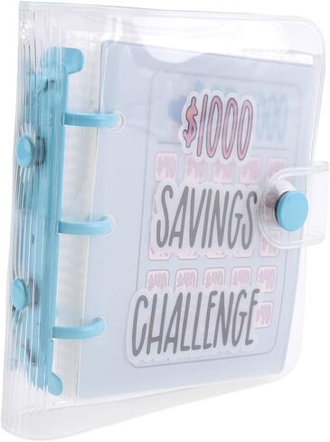 1000 Savings Challenge Binder, Money Saving Binder, Savings Challenges Book with Envelopes, Envelope Savings Challenge Easy Install in Saudi Arabia