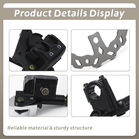E-Bikes Right Front Brake Assembly Compatible with Tuttio Soleil01 E-bike, Includes Brake Lever & Cable & Pad Direct Replacement Electric Bike Motorcycle Parts in Kuwait