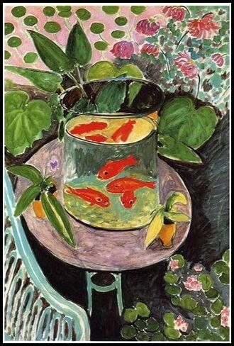 Paint by Numbers Kit for Adults Goldfish Painting by Henri Matisse Acrylic Easy Paint by Numbers for Adults Beginner 16X20 Inch in Kuwait
