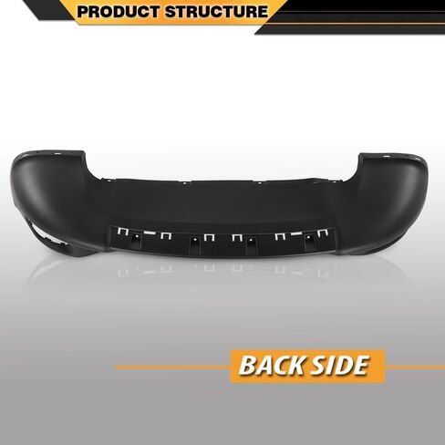 CNNELL Front Lower Bumper Cover Compatible with Jeep Cherokee Latitude Plus 2018, Fit Jeep Cherokee 2014-2018, w/o Tow Hook Hole, w/o Parking Aid Sensor Holes, w/o License Plate Provision 68203213AA in Kuwait