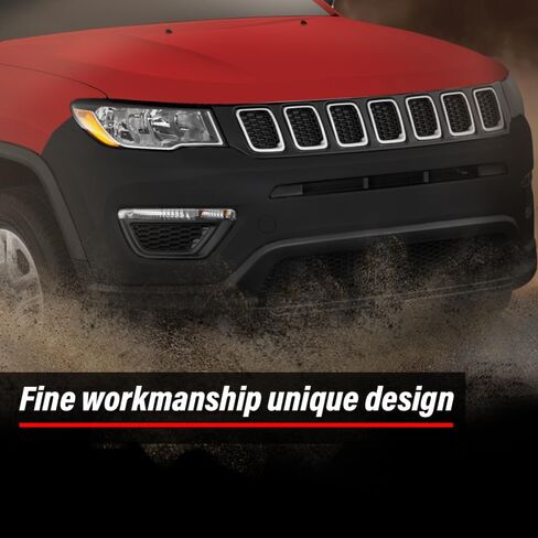 Front Upper Bumper Cover Fascia, Fit Jeep Compass 2017 2018 2019 2020 2021, 68499103AA, 68351154AA in Saudi Arabia
