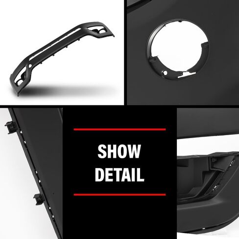 Front Upper Bumper Cover Fascia, Fit Jeep Compass 2017 2018 2019 2020 2021, 68499103AA, 68351154AA in Saudi Arabia
