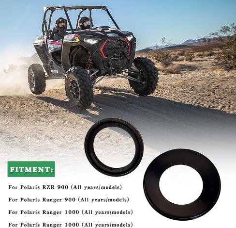 Upgrade Crank Seal Ring Cover Kit Compatible with Polaris Ranger 900 1000, RZR 900 1000, General 1000, No Engine Case Splitting Required, 6061 Billet Aluminum Crankshaft Seal Protector in Saudi Arabia