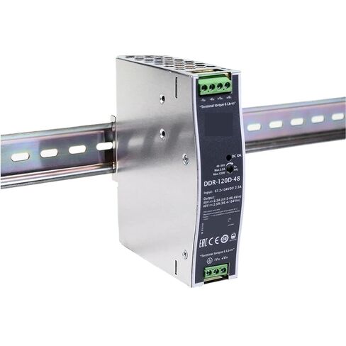 1 قطعة DDR-120A-24 100 واط DIN السكك الحديدية DC-DC محول المدخلات 9-18 فولت تيار مستمر إلى 24 فولت تيار مستمر 4.2A 100 واط مصدر الطاقة (12 فولت تيار مستمر إلى 24 فولت تيار مستمر) in Kuwait