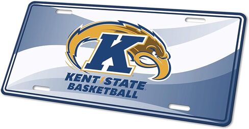 Kent State University Decorative Car Front License Plate, Vanity Tag, Metal Car Plate, Aluminum License Plate 6" x 12" Inch (Kent State University - 9) in Saudi Arabia