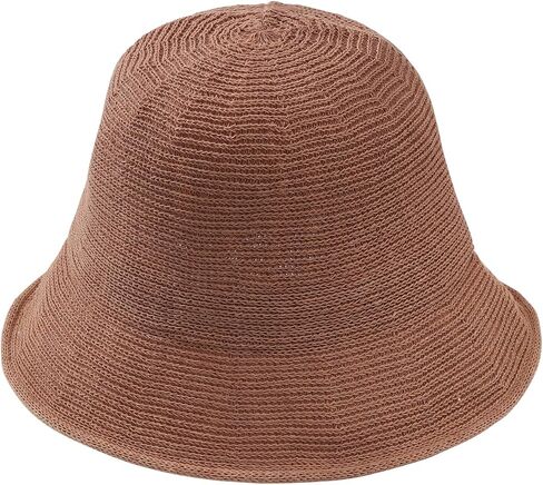 JAZTAKU Women Mesh Woven Bucket Hat, Crochet Bucket Hat for Women Beach Hat, Trendy Sun Hat Packable Foldable in Saudi Arabia