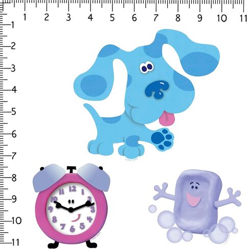 مجموعة متنوعة من الملصقات الفاخرة الكبيرة المصنوعة من الفينيل الكلاسيكية من Blue's Clues مقاس 10 قطع - ملصقات كرتونية مقطوعة بالقالب لأجهزة الكمبيوتر المحمول، وزجاجة مياه، وسجل القصاصات، والكمبيوتر اللوحي، داخليًا وخارجيًا in Kuwait