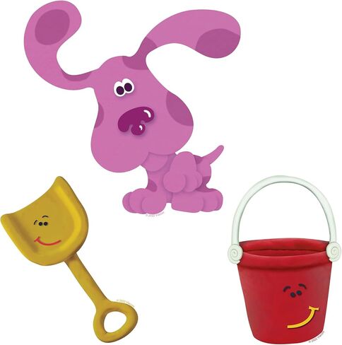 مجموعة متنوعة من الملصقات الفاخرة الكبيرة المصنوعة من الفينيل الكلاسيكية من Blue's Clues مقاس 10 قطع - ملصقات كرتونية مقطوعة بالقالب لأجهزة الكمبيوتر المحمول، وزجاجة مياه، وسجل القصاصات، والكمبيوتر اللوحي، داخليًا وخارجيًا in Kuwait