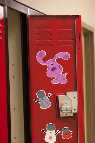 مجموعة متنوعة من الملصقات الفاخرة الكبيرة المصنوعة من الفينيل الكلاسيكية من Blue's Clues مقاس 10 قطع - ملصقات كرتونية مقطوعة بالقالب لأجهزة الكمبيوتر المحمول، وزجاجة مياه، وسجل القصاصات، والكمبيوتر اللوحي، داخليًا وخارجيًا in Kuwait