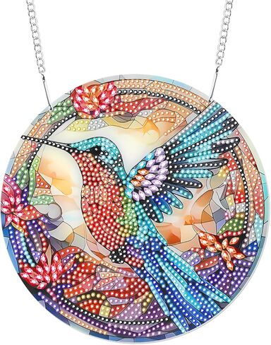 Tumwisk Diamond Painting Kits for Adults,Pigeons and Flowers Diamond Painting, Diamond Art Kits, Crafts for Adults, Hanging Wall Art Sign Ornaments Home Garden Wall Door Hanging Decoration in Saudi Arabia