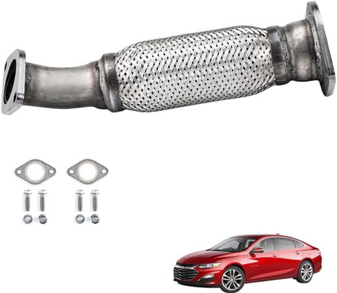 Razstdala 53963 100% Match OEM, Stainless Steel Exhaust Flex Pipe Fit For 2012-2016 Chevy Sonic 1.8L, New Replacement With Accessories OE# 95129307,96852479,95129305 in Saudi Arabia