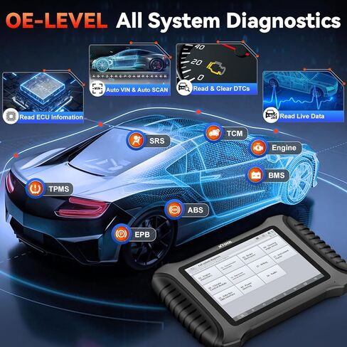 XTOOL X100 PAD3 SE ماسح ضوئي OBD2 ثنائي الاتجاه مدعوم بالذكاء الاصطناعي، أداة فحص النظام بالكامل مع إعادة ضبط 38+، أداة تشخيص ماسح ضوئي للسيارة مع FCA AutoAuth، ECU C0ding، إعادة تعلم مستشعر الكرنك، CANFD/DOIP، تحديث لمدة عامين in Kuwait