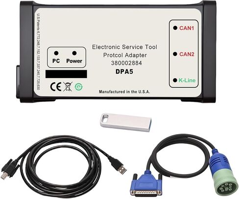 DPA5 Diagnostic Tool Kit 380002884, CNH DPA5 Adapter EST V8.6 for New Holland Heavy Equipment & Tractor Electronic Repair | DPA5 Diagnostic Scanner in Saudi Arabia