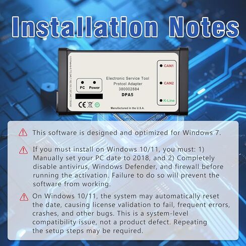 DPA5 Diagnostic Tool Kit 380002884, CNH DPA5 Adapter EST V8.6 for New Holland Heavy Equipment & Tractor Electronic Repair | DPA5 Diagnostic Scanner in Saudi Arabia