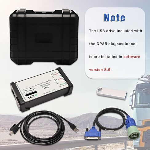DPA5 Diagnostic Tool Kit 380002884, CNH DPA5 Adapter EST V8.6 for New Holland Heavy Equipment & Tractor Electronic Repair | DPA5 Diagnostic Scanner in Saudi Arabia