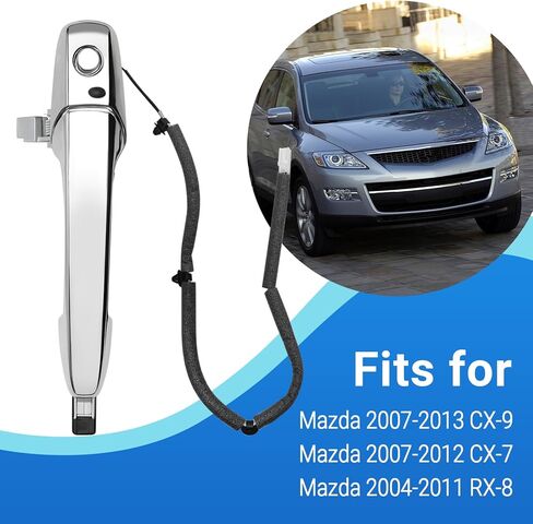 مقبض الباب الخارجي يناسب مازدا 2007-2013 CX-9 2007-2012 CX-7 2004-2011 RX-8 استبدال EG2459410B in Kuwait