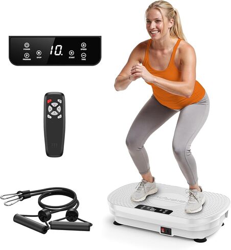 FEIERDUN Vibration Plate Exercise Machine, Vibration Plate for Lymphatic Drainage, Power Plate Vibration Platform for Weight Loss, Toning & Wellness in Saudi Arabia