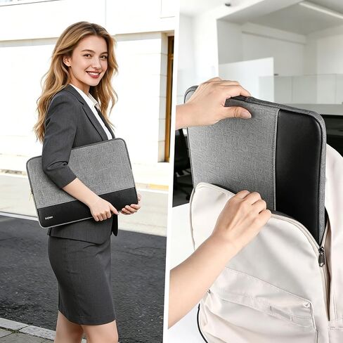 Laptop Case 15 inch, 15-16 inch Laptop Sleeve Compatible with MacBook Air 15 M4 A3241 M3 A3114 M2 A2941 2025-2023, Dell XPS 15, HP ASUS Lenovo Acer, Water-Resistant Computer Case Bag in Saudi Arabia