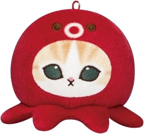 mofusand Marine Life Meow Face Plush Blind Box – 5 Variations (Receive 1 Random), Kawaii Cat Collectible Plush Keychain for Adults & Pop Culture Fans in Saudi Arabia
