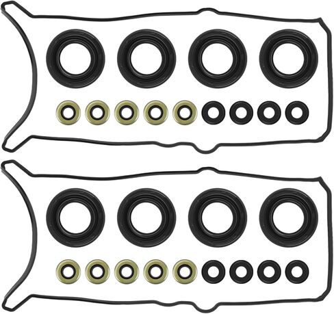 VS50592R Valve Cover Gasket Set Fits for 1998-2010 V8 Lexus GS400 GS430 GX470 LS400 LS430 LX470 SC400 SC430 Toyota 4runner Land Cruiser Sequoia Tundra, Replace VS50343 VC971G in Kuwait