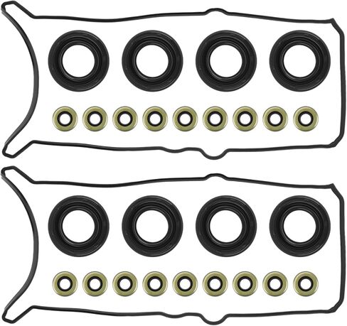 VS50592R Valve Cover Gasket Set Fits for 1998-2010 V8 Lexus GS400 GS430 GX470 LS400 LS430 LX470 SC400 SC430 Toyota 4runner Land Cruiser Sequoia Tundra, Replace VS50343 VC971G in Kuwait