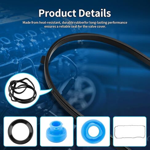 مجموعة حشية غطاء صمام المحرك VS50767R تناسب 2007-2013 Ford Edge Flex Fusion Taurus Taurus X Lincoln MKX MKZ MKS MKT Mazda CX9 6، 3.5L 3.7L، طقم حشية غطاء الصمام استبدال VS50490 151074201 in Kuwait