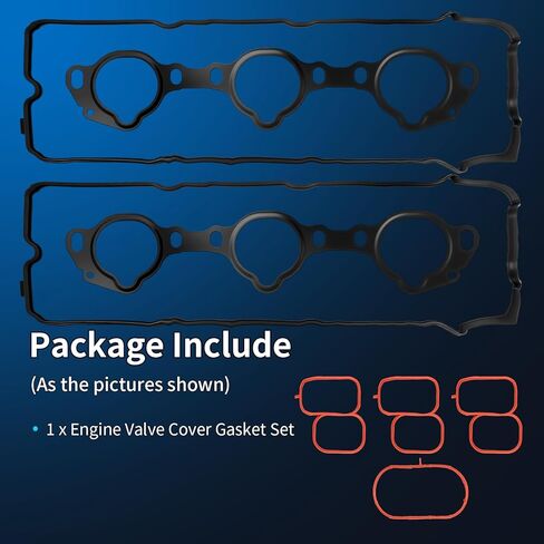 VS50608R Valve Cover Gasket Set Fits for 2001-2021 Nissan Frontier Xterra Pathfinder 350Z Altima Murano NV1500, 01-08 Infiniti FX35 G35 M35 QX4, 09-12 Suzuki Equator, 3.5L 4.0L, Replace VS50371 in Kuwait