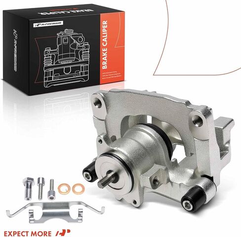 A-Premium Disc Brake Caliper Assembly with Bracket Compatible with Chrysler Vehicles - Pacifica 2017-2023, Voyager 2020-2023 - Rear Left Driver Side in Kuwait