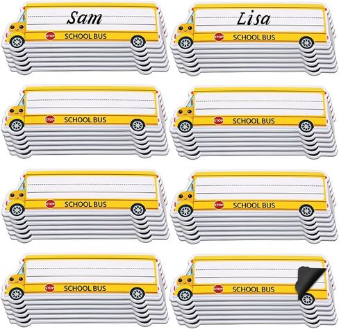 48 Pcs Magnetic Name Tags Reusable Dry Erase Magnetic Labels Waterproof Name Tag Magnets for Classroom, School Bus, Locker, Whiteboard, Fridge, Office, Home (Spaceman) in Saudi Arabia
