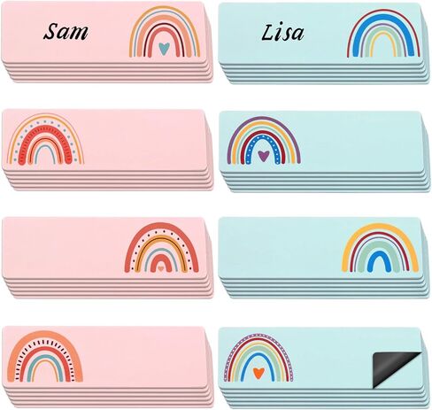 48 Pcs Magnetic Name Tags Reusable Dry Erase Magnetic Labels Waterproof Name Tag Magnets for Classroom, School Bus, Locker, Whiteboard, Fridge, Office, Home (Spaceman) in Saudi Arabia