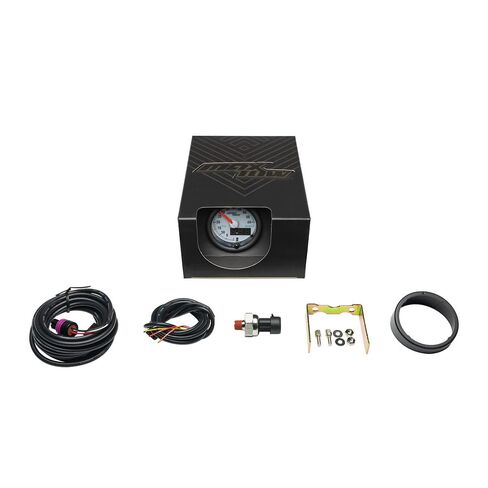 مجموعة قياس MaxTow Match 60 PSI Turbo Boost لشاحنة الديزل دودج رام 5.9 لتر 6.7 لتر الكمون من الجيل الثالث - تتضمن مستشعر ضغط إلكتروني - شاشة عرض مزدوجة مع قراءات تناظرية ورقمية - 2-1/16 بوصة in Kuwait