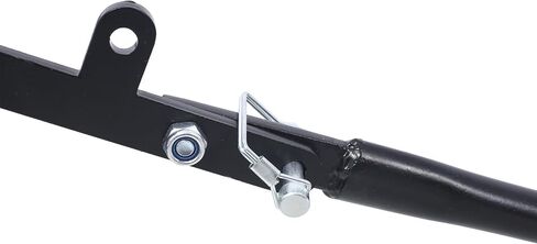 800LBS Motorcycle Trailer Hitch Carrier, 2" Receiver Tow Hauler Mount Rack, Heavy Duty Steel Scooter Carrier, Adjustable Crank Handle, Black in Saudi Arabia