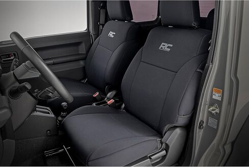 Rough Country Neoprene Seat Covers for Suzuki Jimny (2018-2025) - Waterproof & UV Resistant, Foam Padded, Front & Rear Seat Cover Set in Kuwait