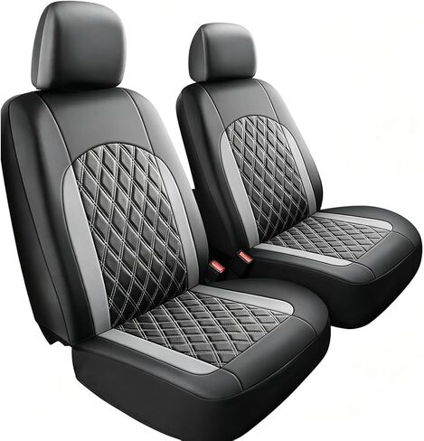 Car Seat Cover for Toyota FJ Cruiser 2006-2021 2022 2023 2024 2025 2026, Leather Comfortable Breathable Non Slip Front Rear Seats Universal Interior Protectors Cover,A/Grey-Full Set in Kuwait