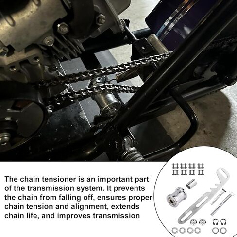 Mini Bike Chain Tensioner Adjuster with Roller, Compatible with Predator 212cc 79cc 224cc 196cc GX160 GX200 Engine for Coleman CT200U CT200U-EX BT200X & Baja DB30 Minibikes Parts Accessories in Kuwait