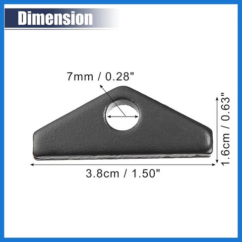 1-1/2" Valve Cover Spreader Tab Replacement Fit for Big Block - Pack of 14 Black Auto Accessories in Kuwait