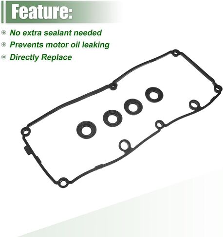 1 مجموعة غطاء الصمام طوقا استبدال لأودي A3 A4 A1 1.6L 2.0L TDI 2003-2016, OE # 03L103483C / 03L103469C / 03L103475C in Kuwait