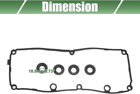 1 مجموعة غطاء الصمام طوقا استبدال لأودي A3 A4 A1 1.6L 2.0L TDI 2003-2016, OE # 03L103483C / 03L103469C / 03L103475C in Kuwait