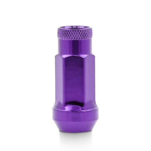 EZAccessory 12x1.5 صواميل موالف ممتدة 20 قطعة + مفتاح سباق أرجواني نهاية مفتوحة لتويوتا أفالون كامري كورولا هايلاندر عجلة ما بعد البيع in Kuwait