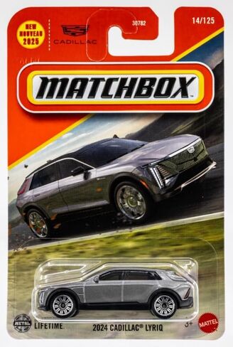 Matchbox 2024 Cadillac Lyriq [Silver] New for 2025! 14/125, 1:64 Scale Diecast Toy Vehicle in Kuwait