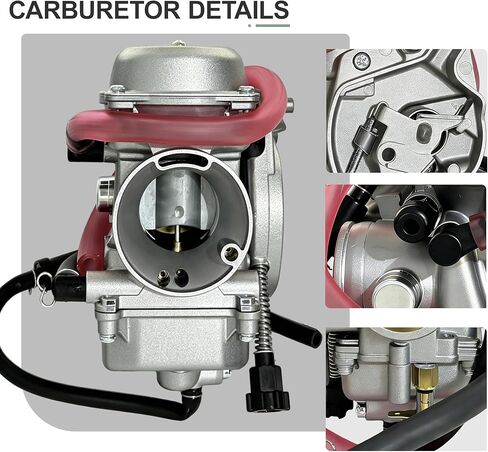 KVF360 Carb متوافق مع Kawasaki Prairie 360 ​​KVF360A KVF360B KVF360C 2x4 2003-2009 4x4 2003-2013 جانب السحب 35 مم مع مشعب السحب استبدال 15003-1686 15004-004115003-0093 in Kuwait
