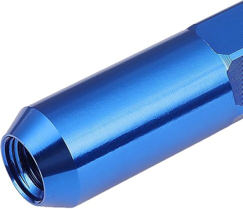 Auto Dynasty M12 x 1.5 Open/Closed End Design 20-Piece Anodized Aluminum Alloy Wheel Lug Nuts + Deep Drive Extension (Blue) in Kuwait
