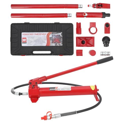 GarveeHome 12 T Porta Power Kit Heavy Duty Hydraulic Ram with Secure Transport Case for Auto Shop Frame Repair Construction Equipment Professional Grade Lifting Tool in Kuwait
