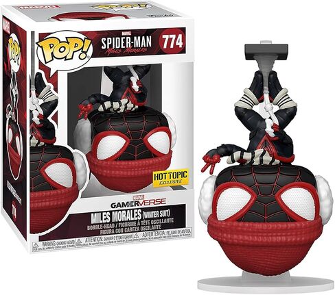 Funko Marvel Spider-Man: Miles Morales Pop! Gamerverse Miles Morales (Winter Suit) Vinyl Bobble-Head Hot Topic Exclusive in Kuwait