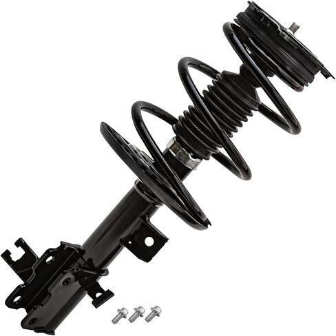 Detroit Axle - Front Left Strut for 13-18 Nissan Altima, Driver Side Strut & Coil Spring Assembly 2013 2014 2015 2016 2017 2018 Replacement Suspension Quick Install Ready Strut Shock Assembly in Kuwait
